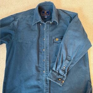 Beretta Men's 100% Cotton Button Down Hunting/ Shooting Shirt Size L Shacket
